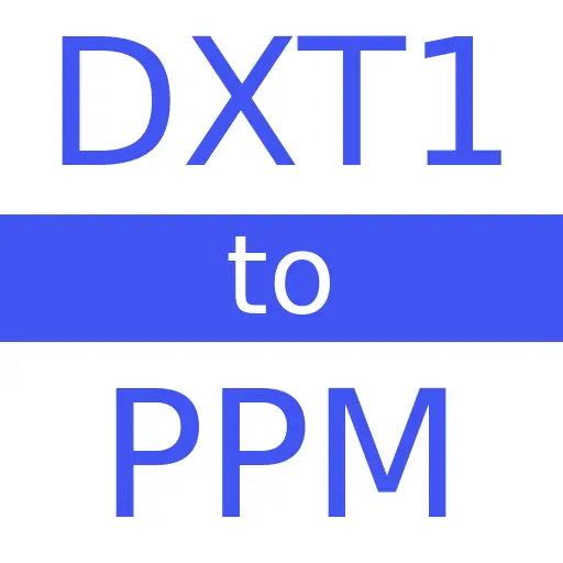 DXT1 to PPM