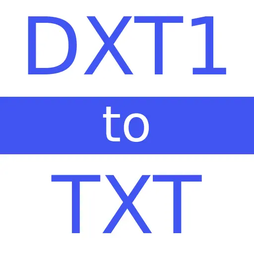 DXT1 to TXT