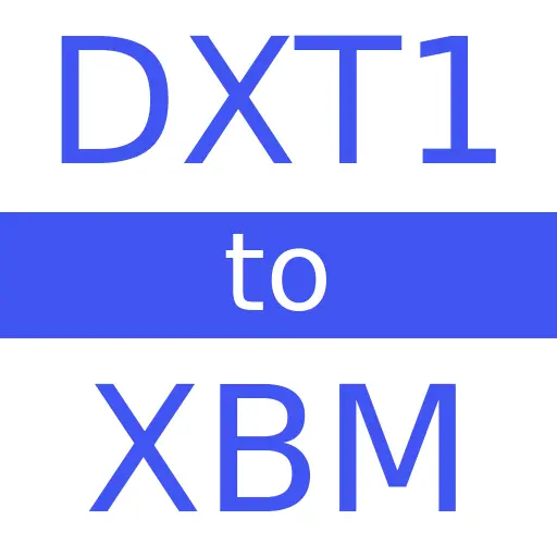 DXT1 to XBM