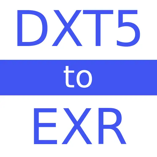 DXT5 to EXR