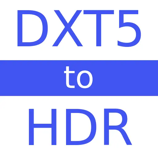 DXT5 to HDR