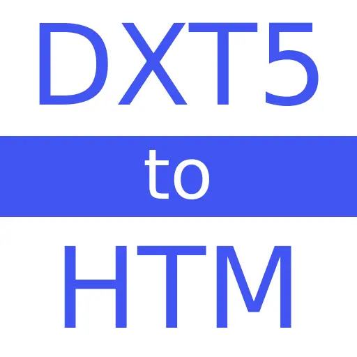 DXT5 to HTM