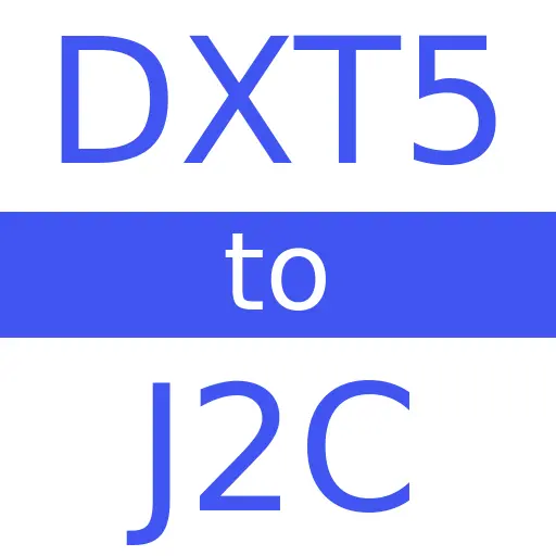 DXT5 to J2C
