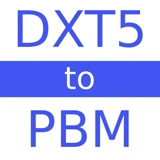 DXT5 to PBM