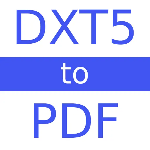 DXT5 to PDF