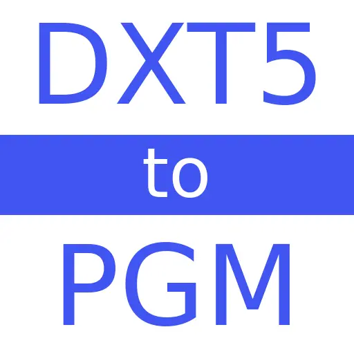DXT5 to PGM