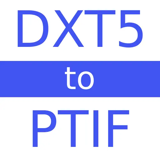 DXT5 to PTIF