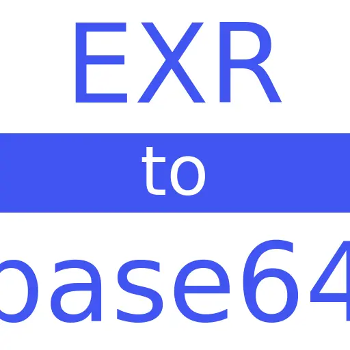 EXR to BASE64