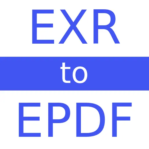 EXR to EPDF