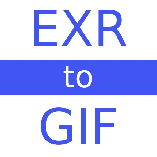 EXR to GIF