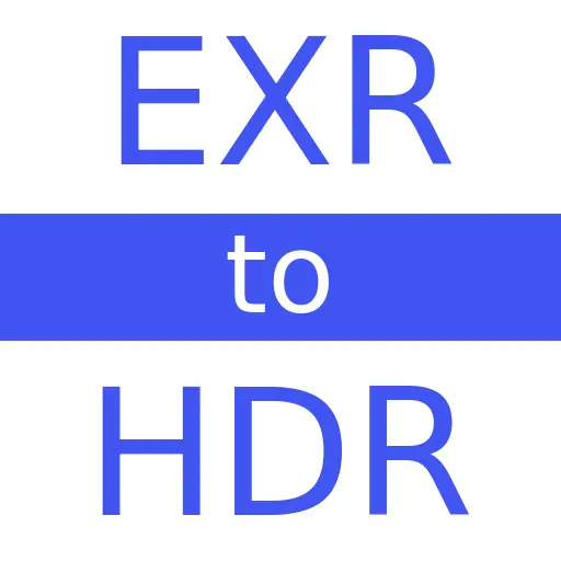 EXR to HDR