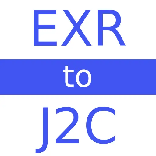 EXR to J2C