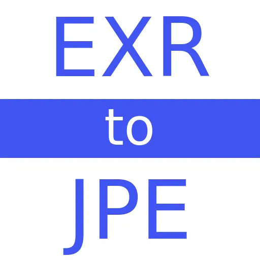 EXR to JPE