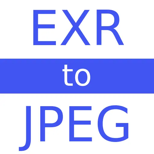 EXR to JPEG