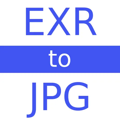 EXR to JPG