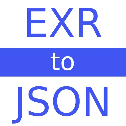 EXR to JSON