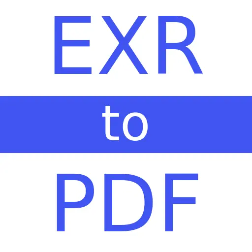 EXR to PDF
