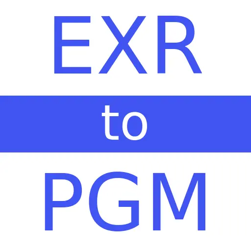 EXR to PGM