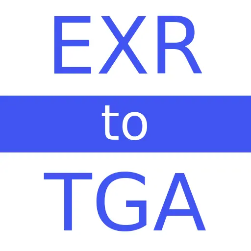 EXR to TGA