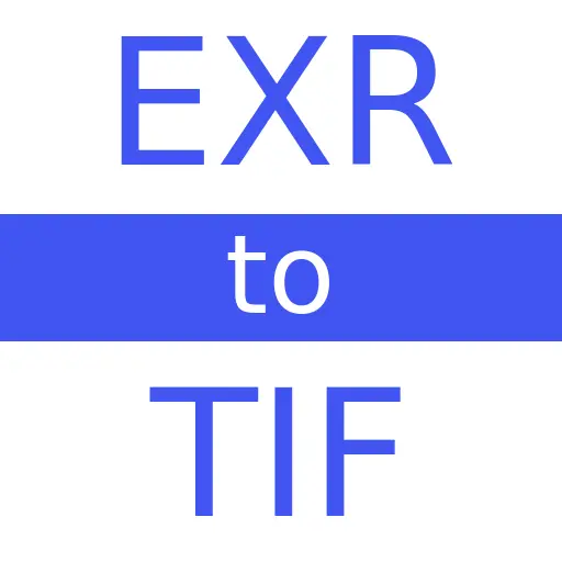 EXR to TIF
