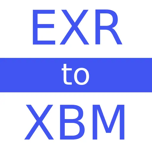 EXR to XBM