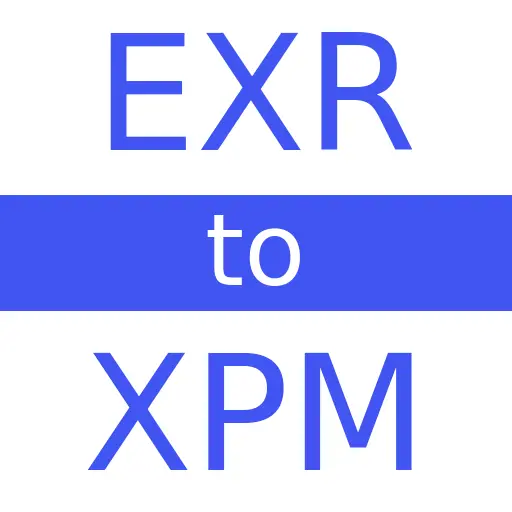 EXR to XPM
