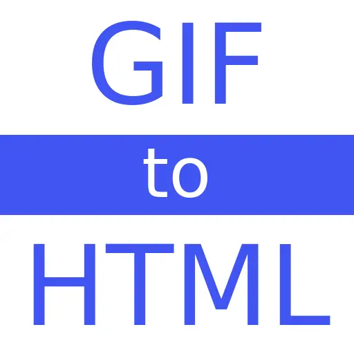 GIF to HTML