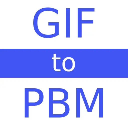 GIF to PBM