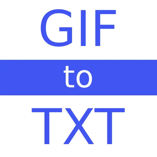 GIF to TXT