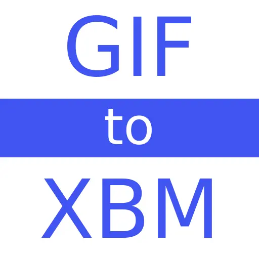 GIF to XBM