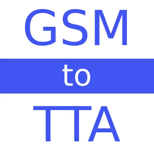 GSM to TTA