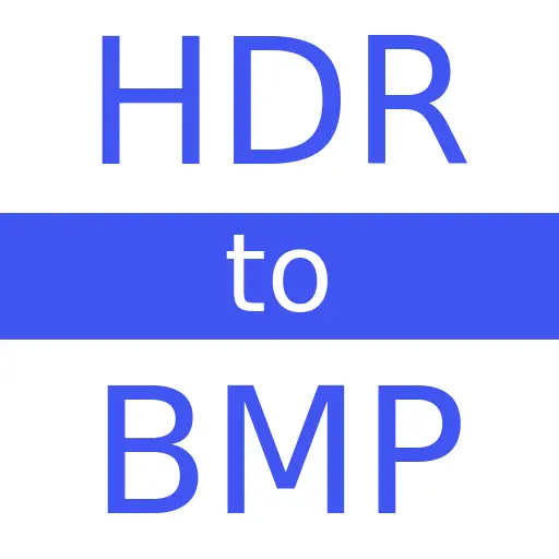 HDR to BMP