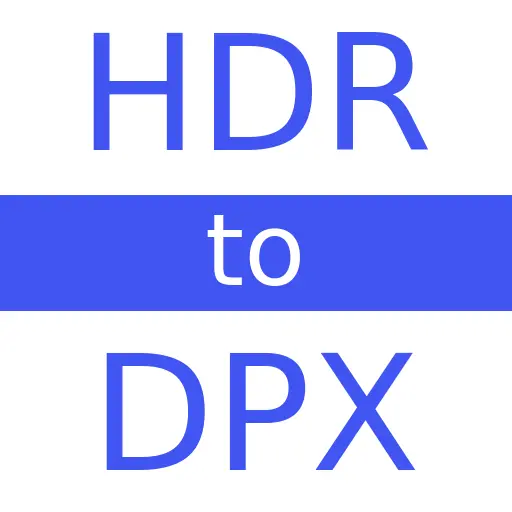 HDR to DPX