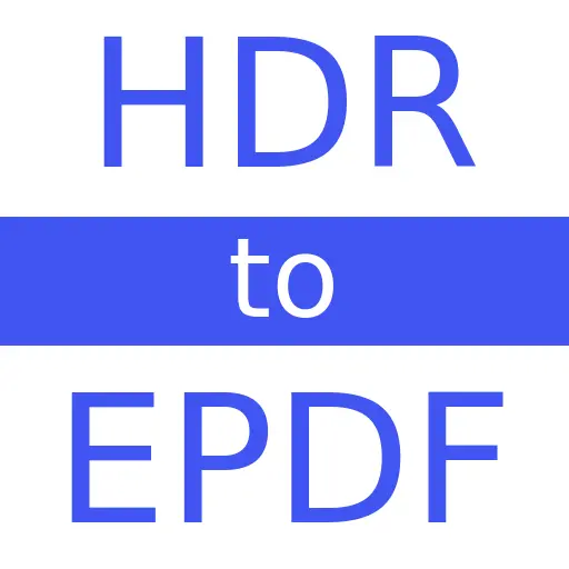 HDR to EPDF