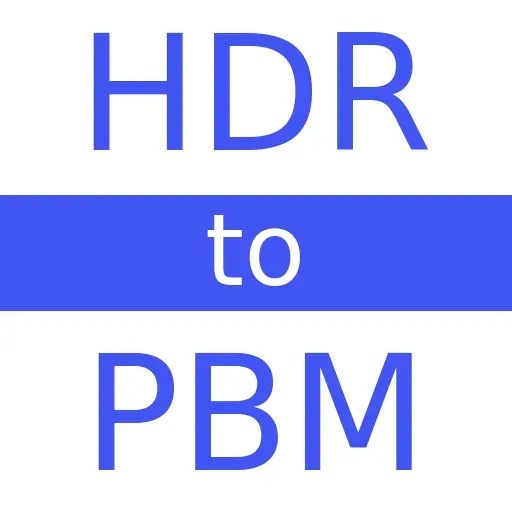 HDR to PBM