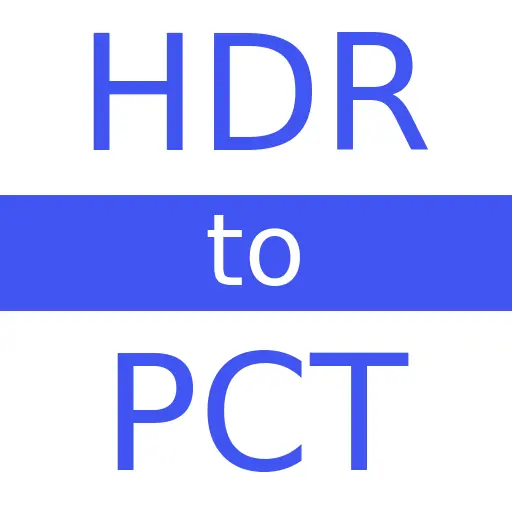 HDR to PCT