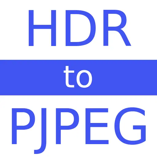 HDR to PJPEG