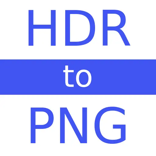 HDR to PNG