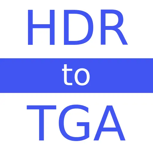 HDR to TGA
