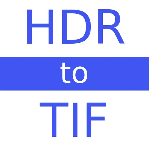 HDR to TIF