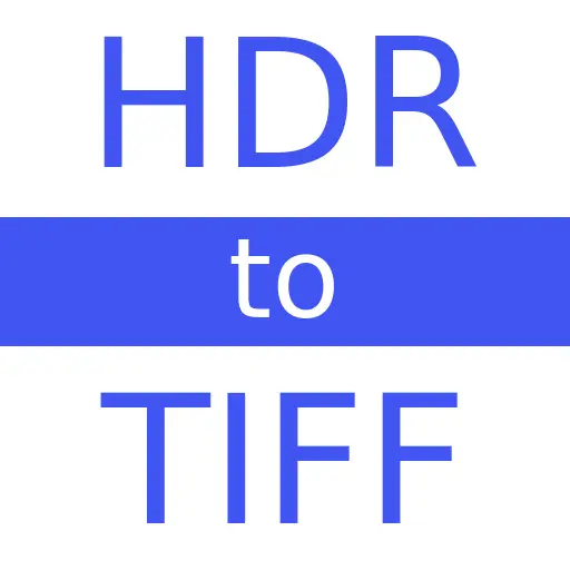 HDR to TIFF