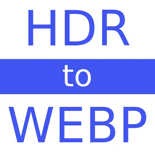 HDR to WEBP