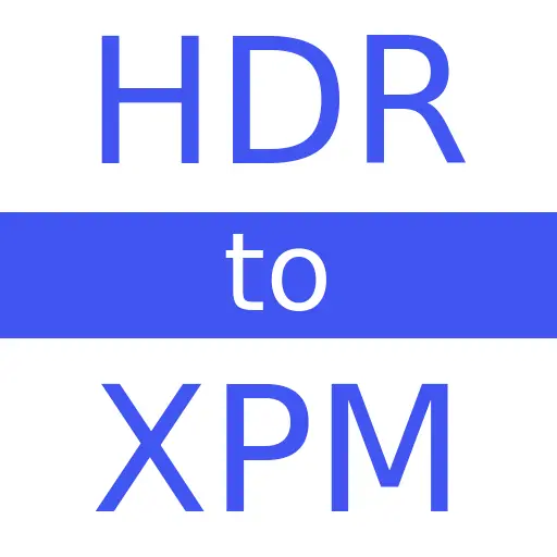 HDR to XPM