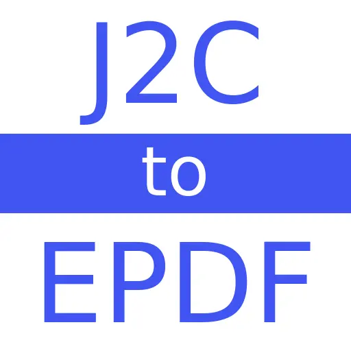 J2C to EPDF