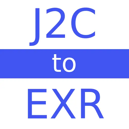 J2C to EXR