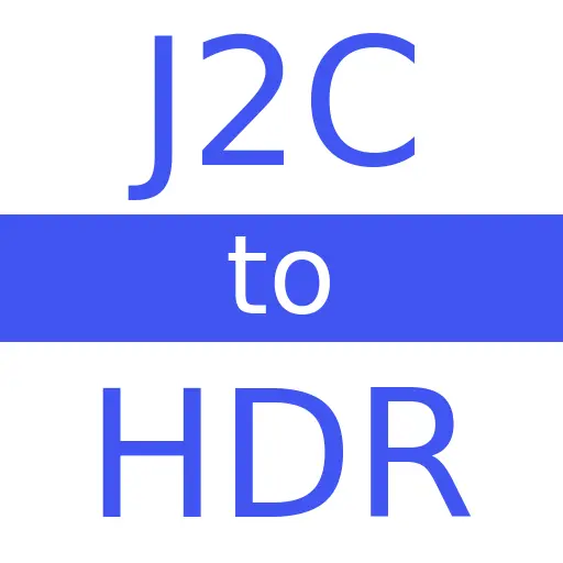 J2C to HDR