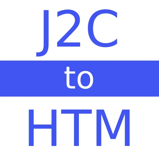 J2C to HTM