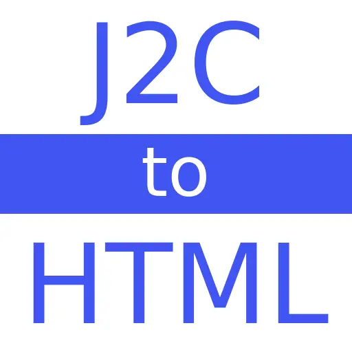 J2C to HTML