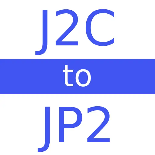 J2C to JP2