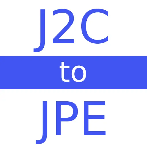 J2C to JPE